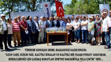 TÜED ve DenizBank İşbirliğiyle Başlatılan Konut Projelerinin  İlki Olan Tuzla'da Temel Atıldı